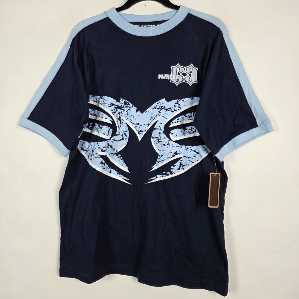 Players 69 Original FBC Wear Y2K NWT Mens Large Short Sleeve Graphic T Shirt